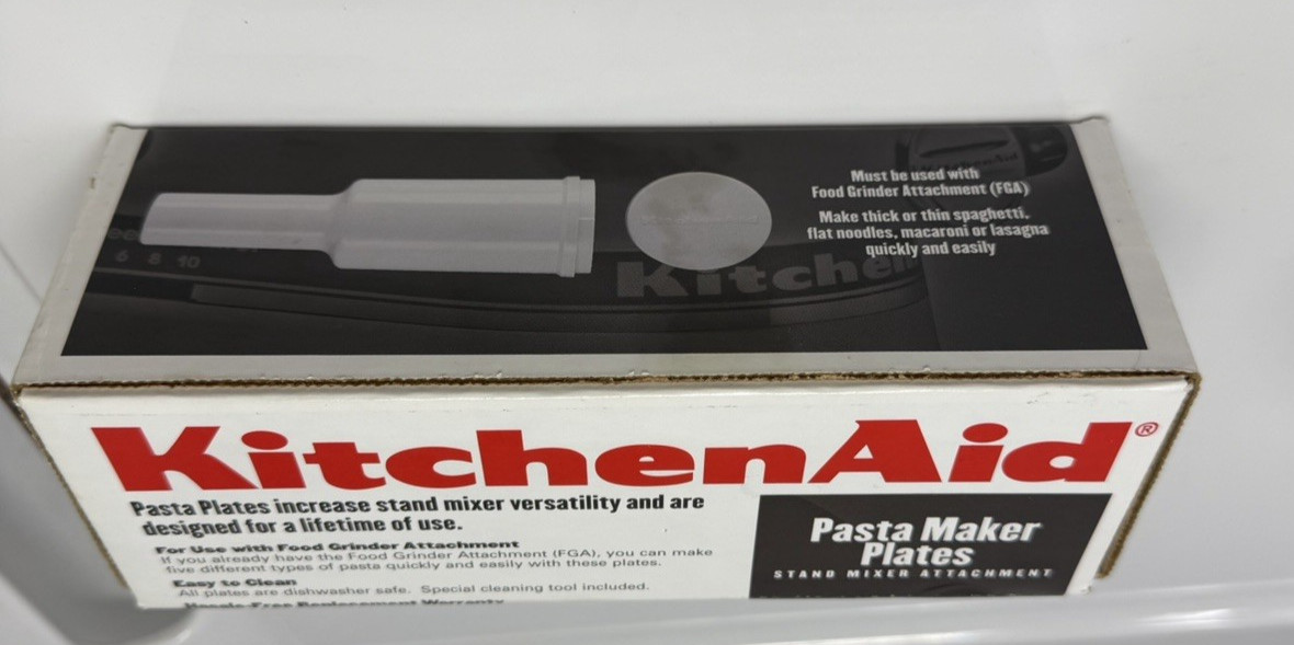 KitchenAid Pasta Maker Plates with Storage Stomper Model SNPA Complete Clean