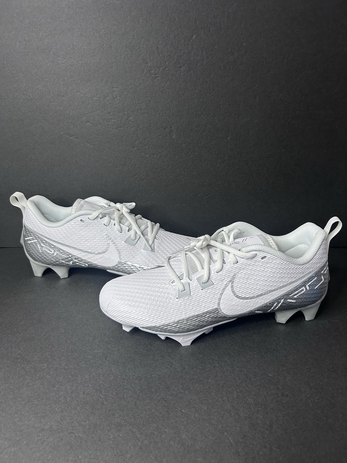 Size 8 Men’s Nike Vapor Edge Speed 360 2 Football Cleat White Silver DA5455-102