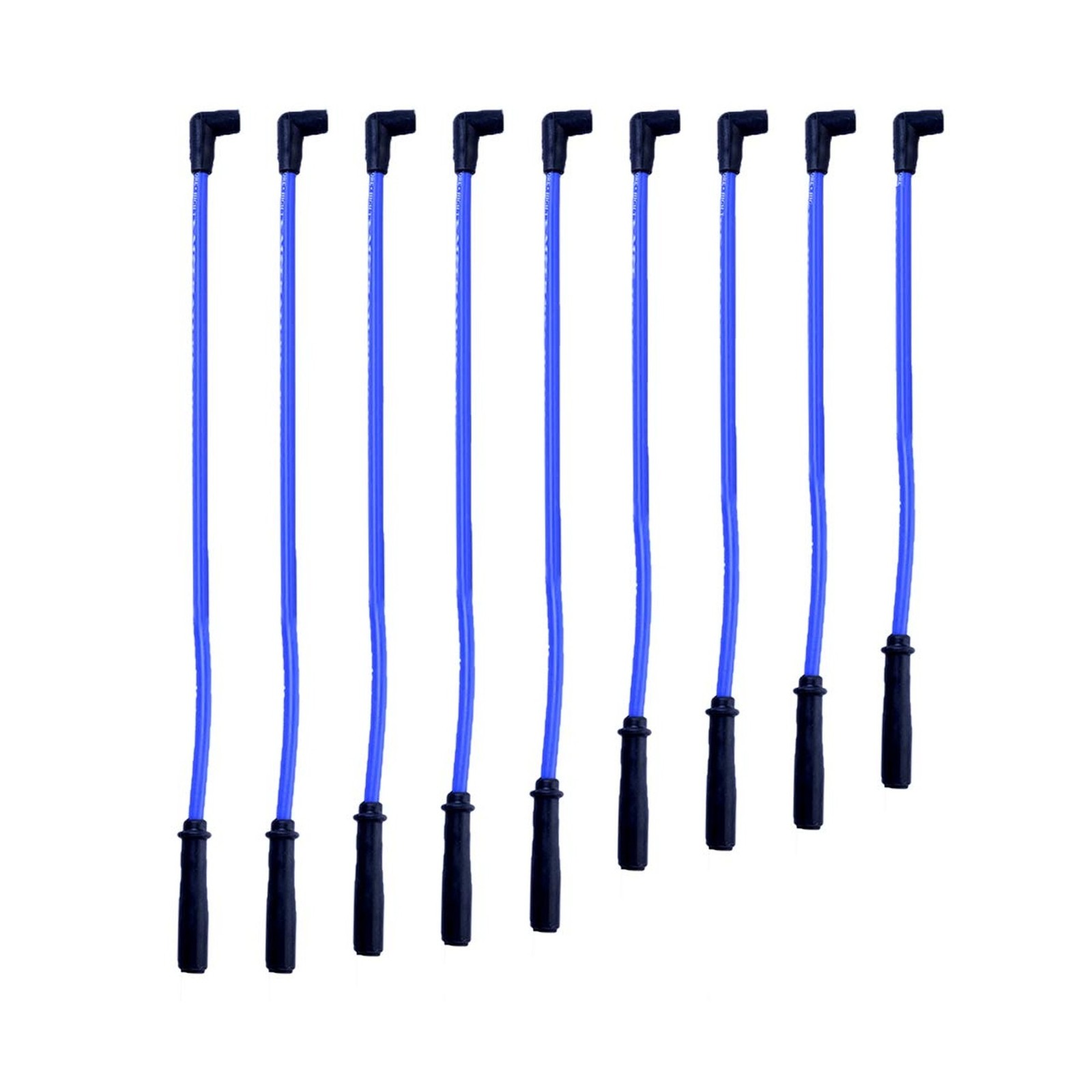 10pcs Spark Plug Wire Set 9mm Blue Ignition Wire Replacement fo... Fast USA SHIP