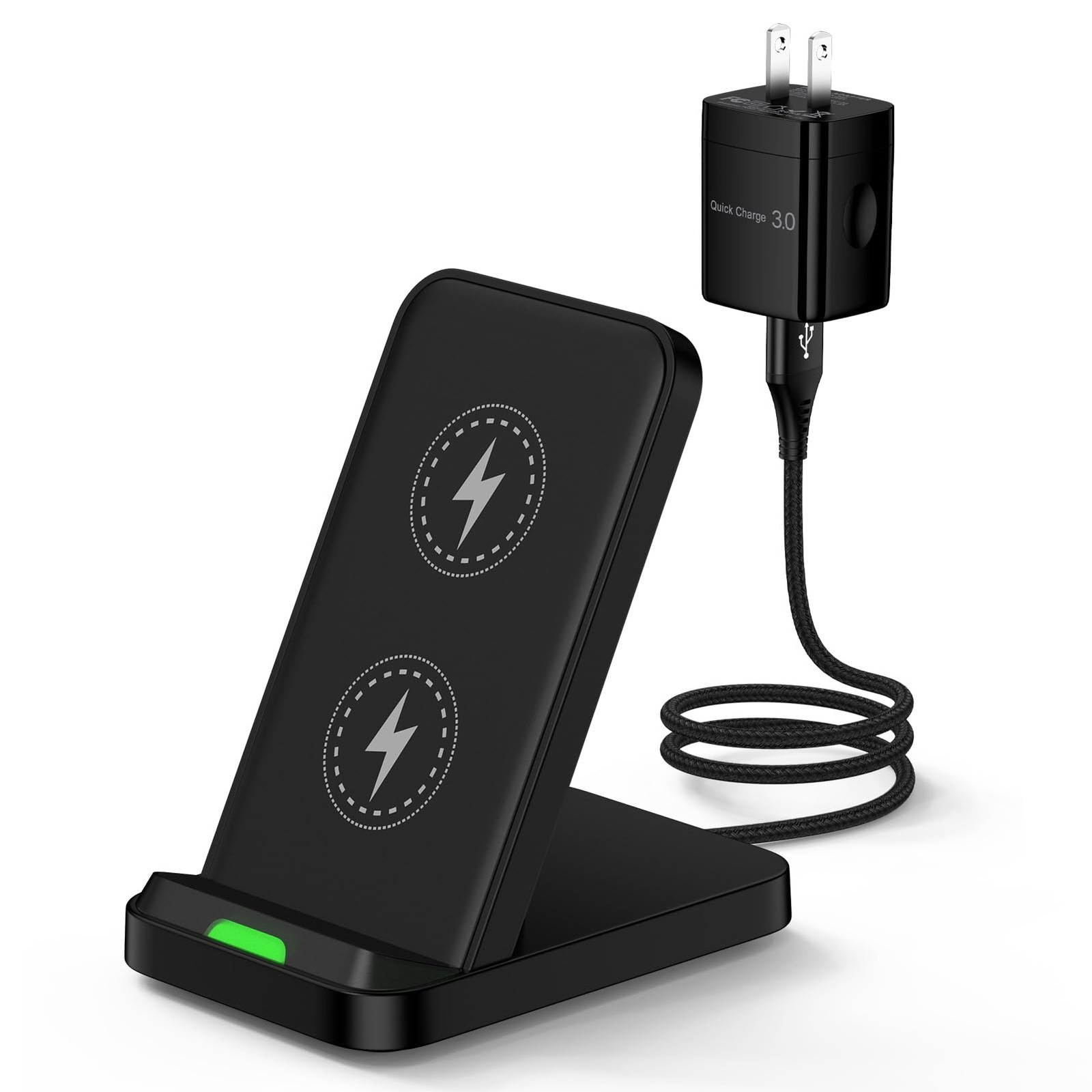 Wireless Charger Phone Stand Compatible Motorola Razr Ultra, Razr+, Black