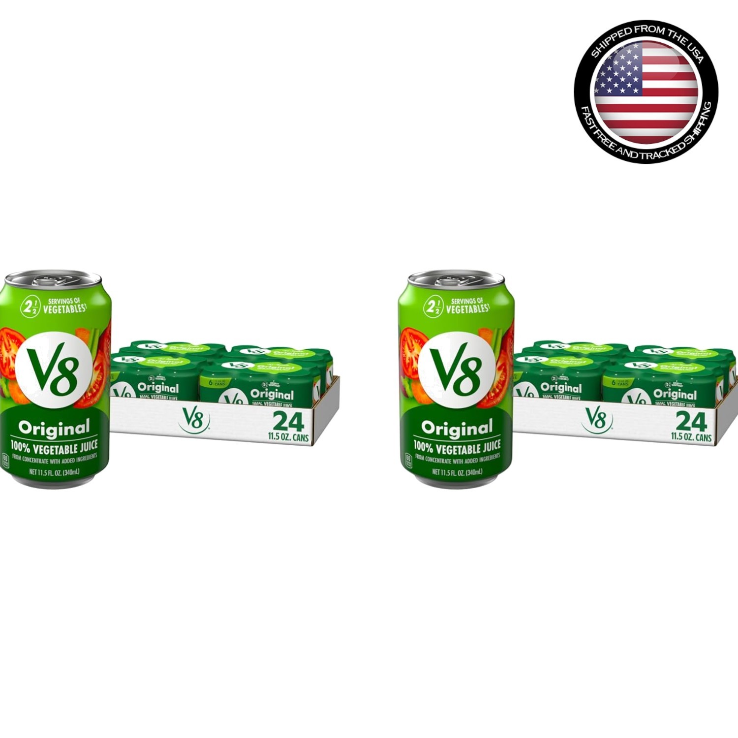 Vegetable Juice 11.5 Fl Oz Pack 24  No Sugar Added Non-GMO Vegetarian