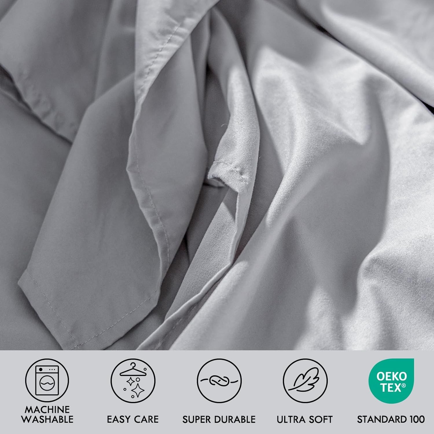ClevaHome Queen Size Sheets 6 Piece Soft Breathable Luxury Bed Sheet Set