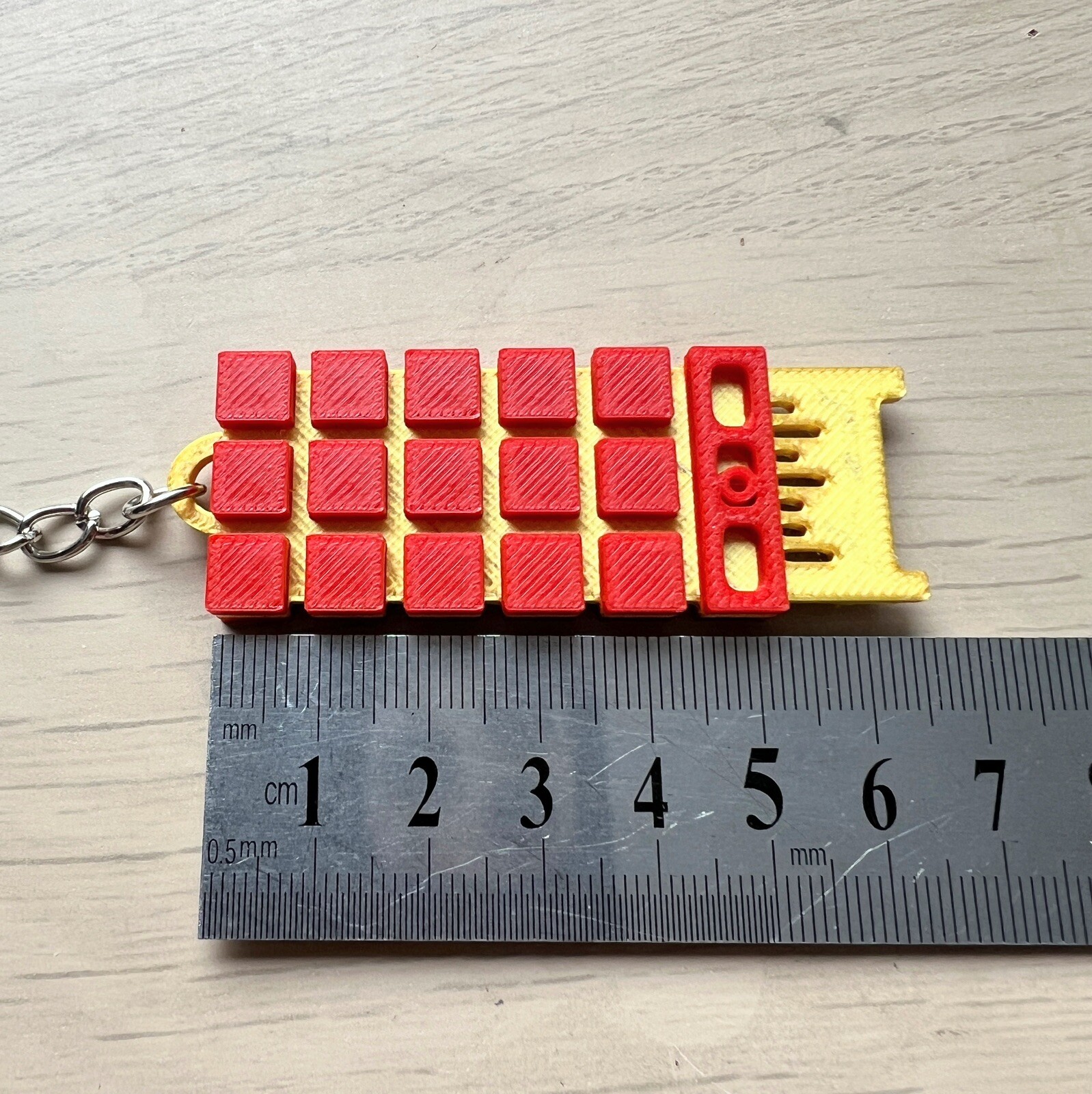 Terminator Inspired Keyring T-800 CPU Chip 3D Printed T800