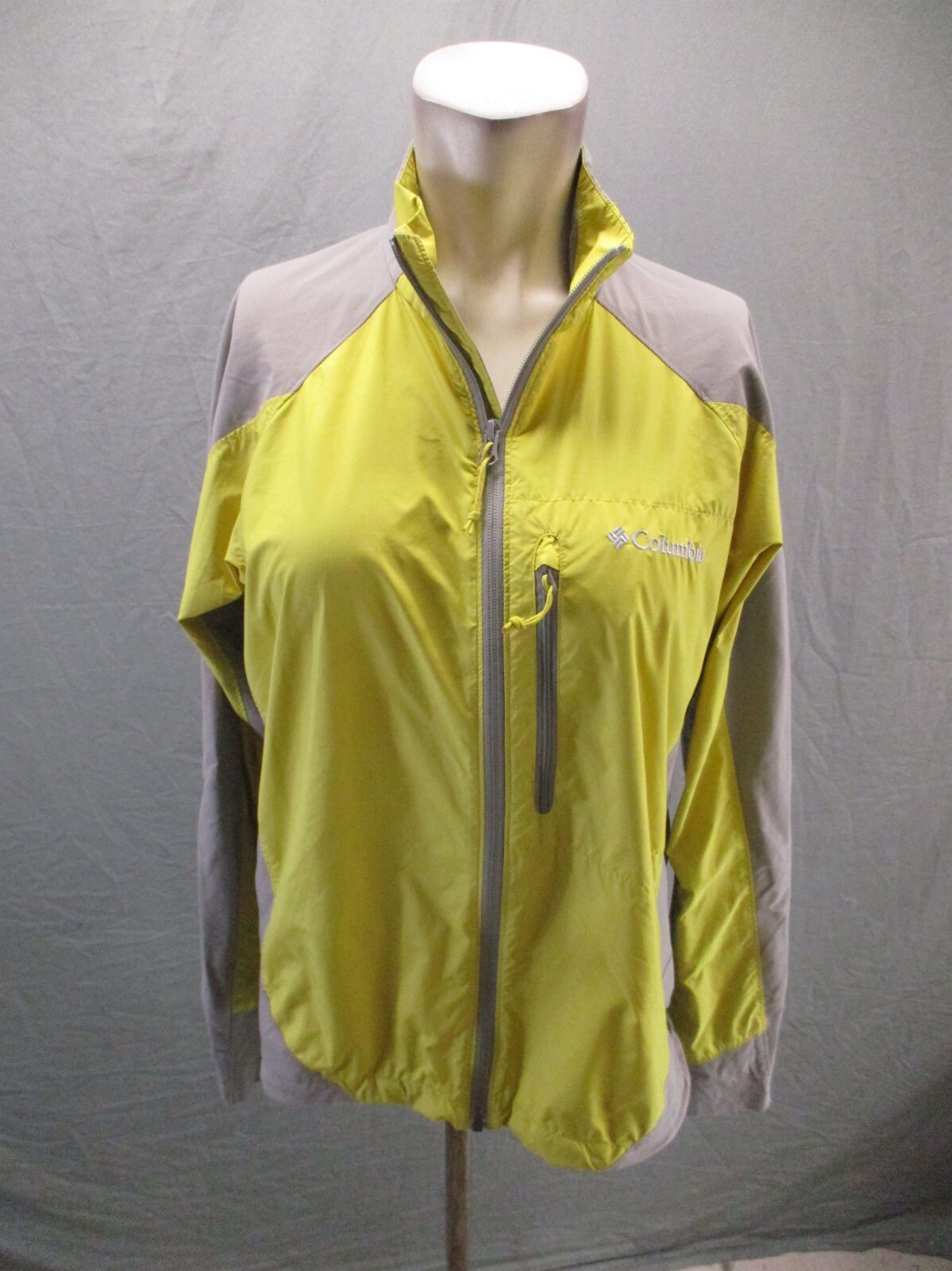 Columbia TITANIUM Size S Mens Full Zip Stand Collar Pocket Athletic Jacket 960