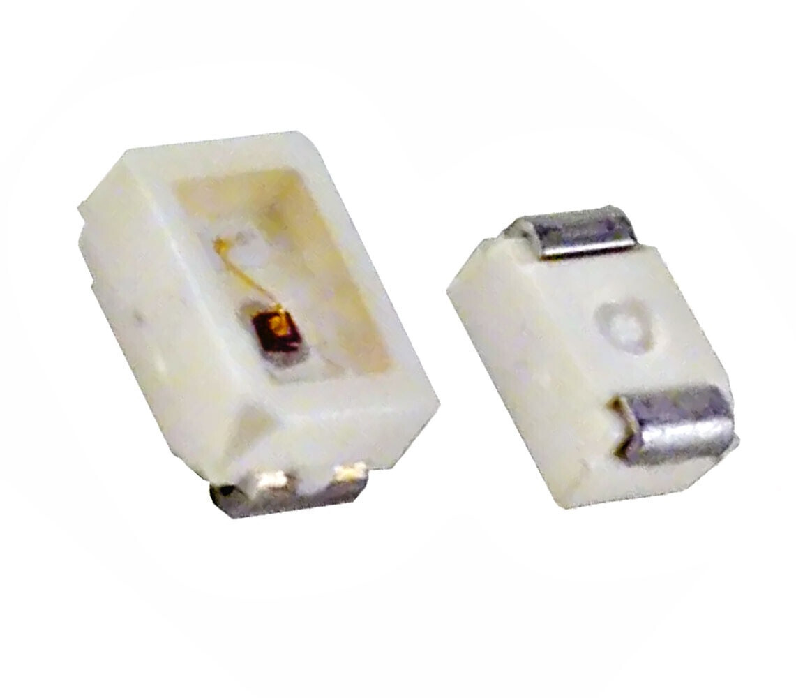 Pack of 10 HSMM-A100-S00J1 LED GREEN CLEAR 2PLCC SMD