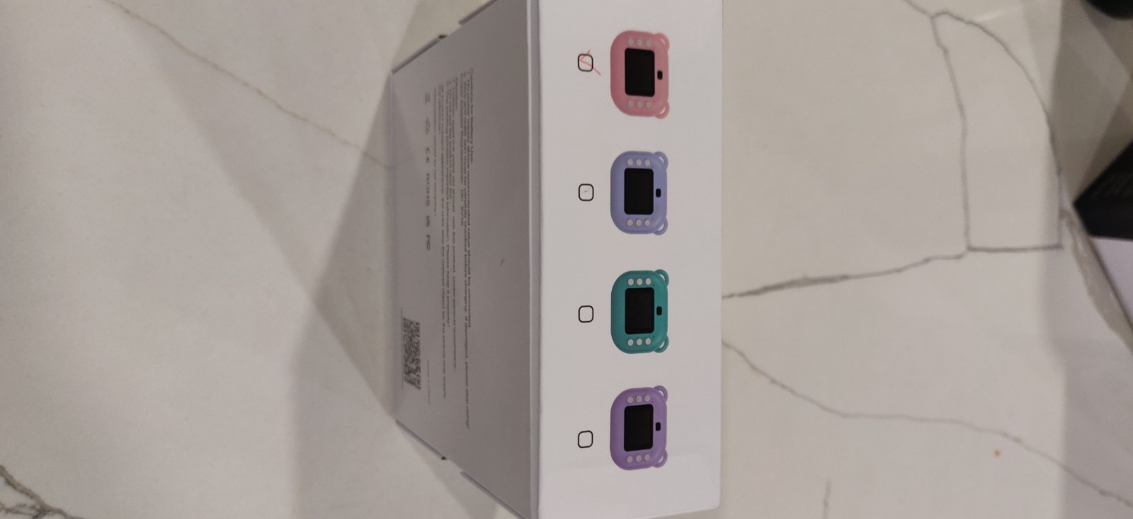 The pink bear-shaped instant print digital camera