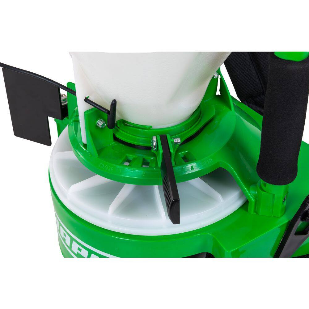 8700G 35-Pound Capacity Chest Mounted Spreader with Easy Fill Hopper for Grass S