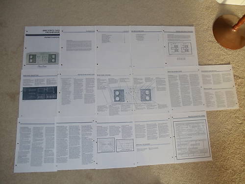Phase Linear 4000 Preamp Series II Manual, 14 pgs, Rare! Specs Preamplifier
