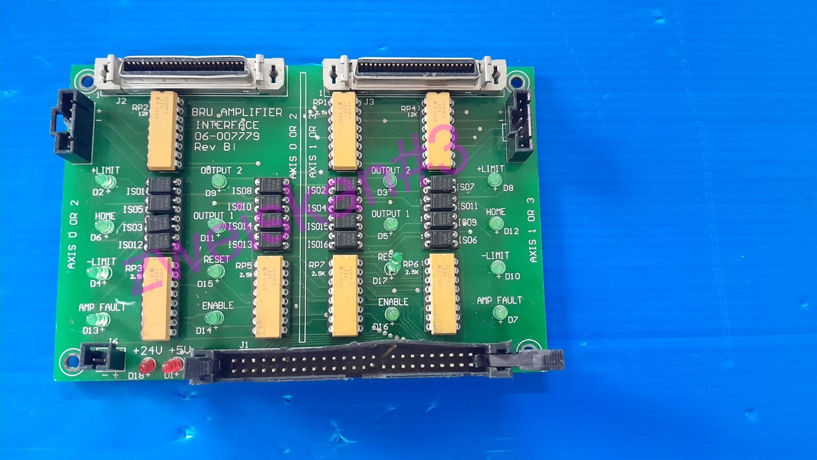BRU AMPLIFIER INTERFACE 06-007779 REV Bl USED.