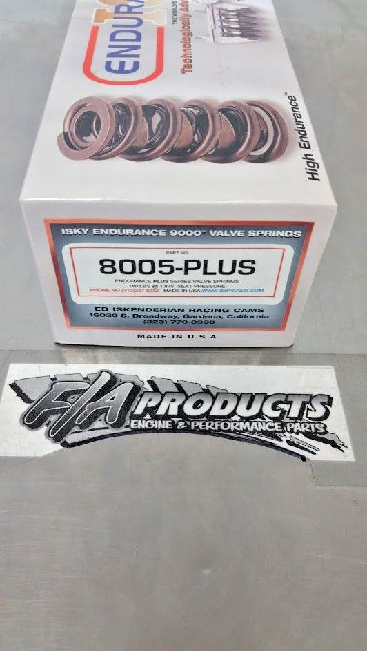 Isky 8005PLUS Endurance Plus Valve Springs Dual w/ Damper .650" Max Lift Solid