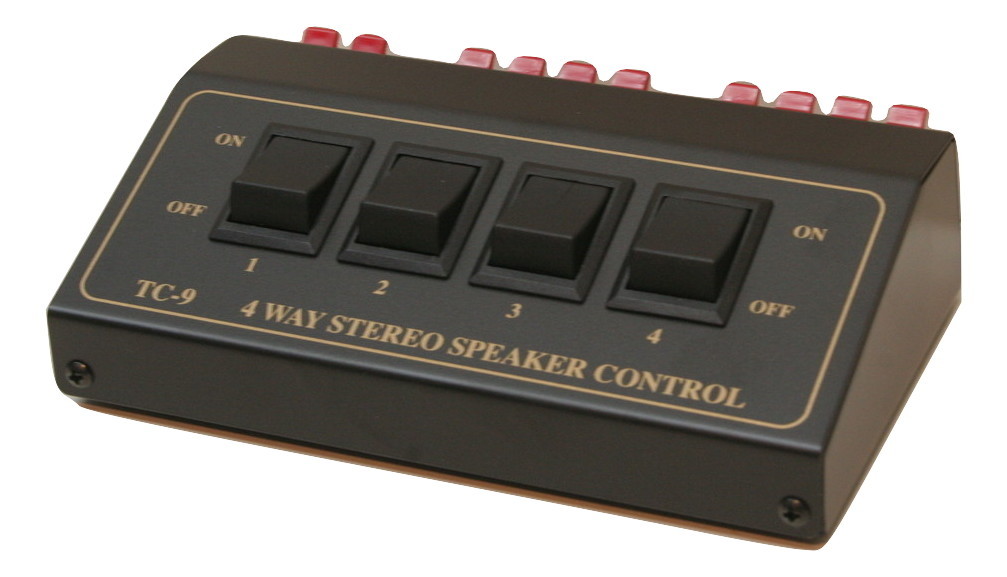 Technolink TC-9 4-Way Stereo Speaker Selector; 200 Watt Rating!