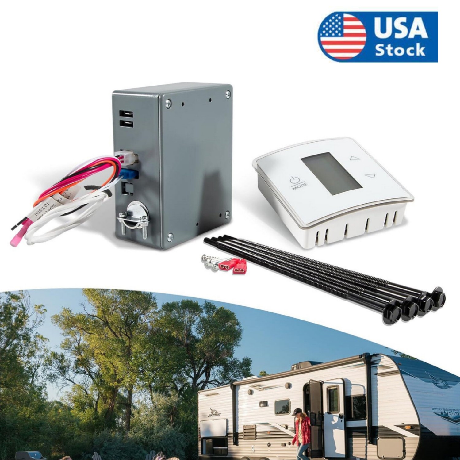 Control Kit RV Thermostat Kit for Dometic CT Single Zone Thermostat 3316230.000