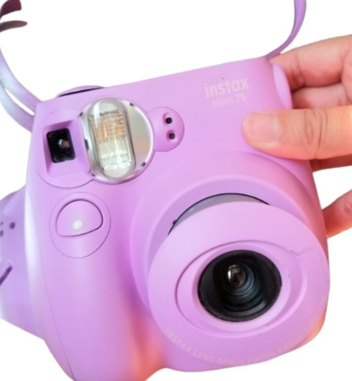 Lilac Fujifilm Instax Mini 7S Instant Camera with Matching Case