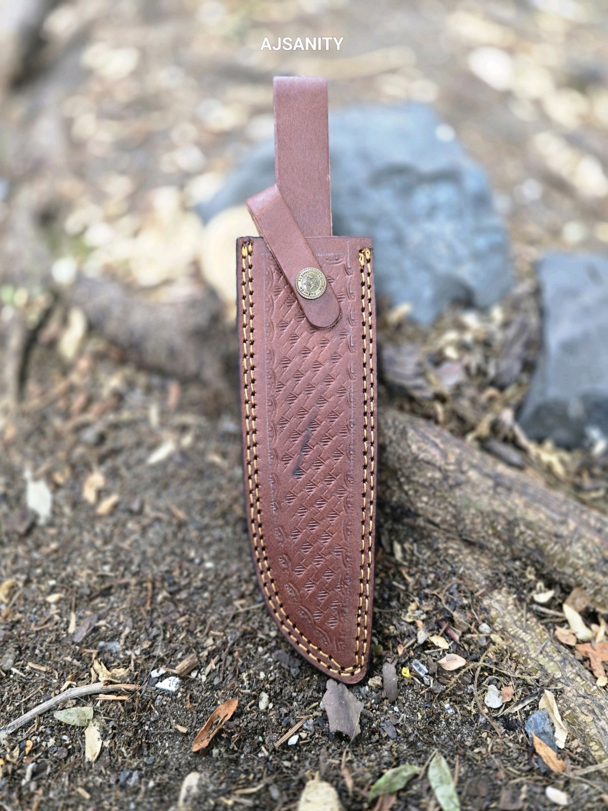 Custom Handmade Fixed Blade Knife Leather Sheath
