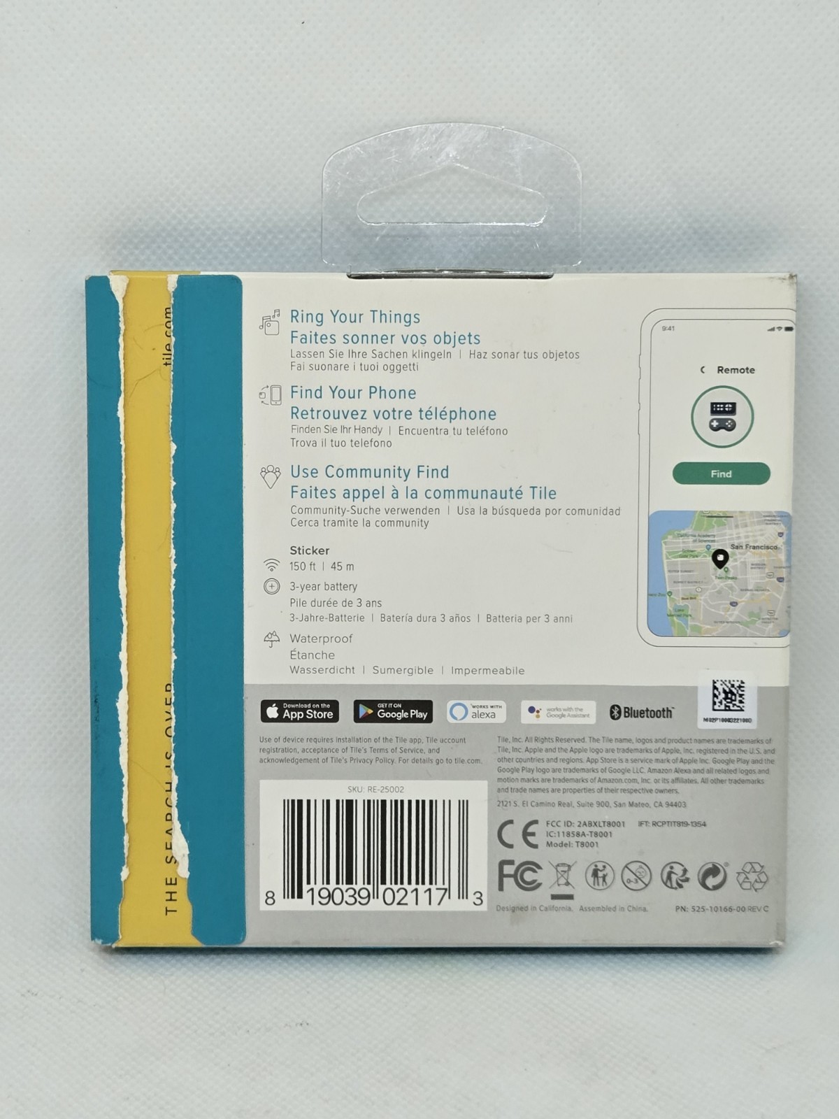 Tile Sticker Black (2-Pack) New (Open Box) FREE SHIPPING