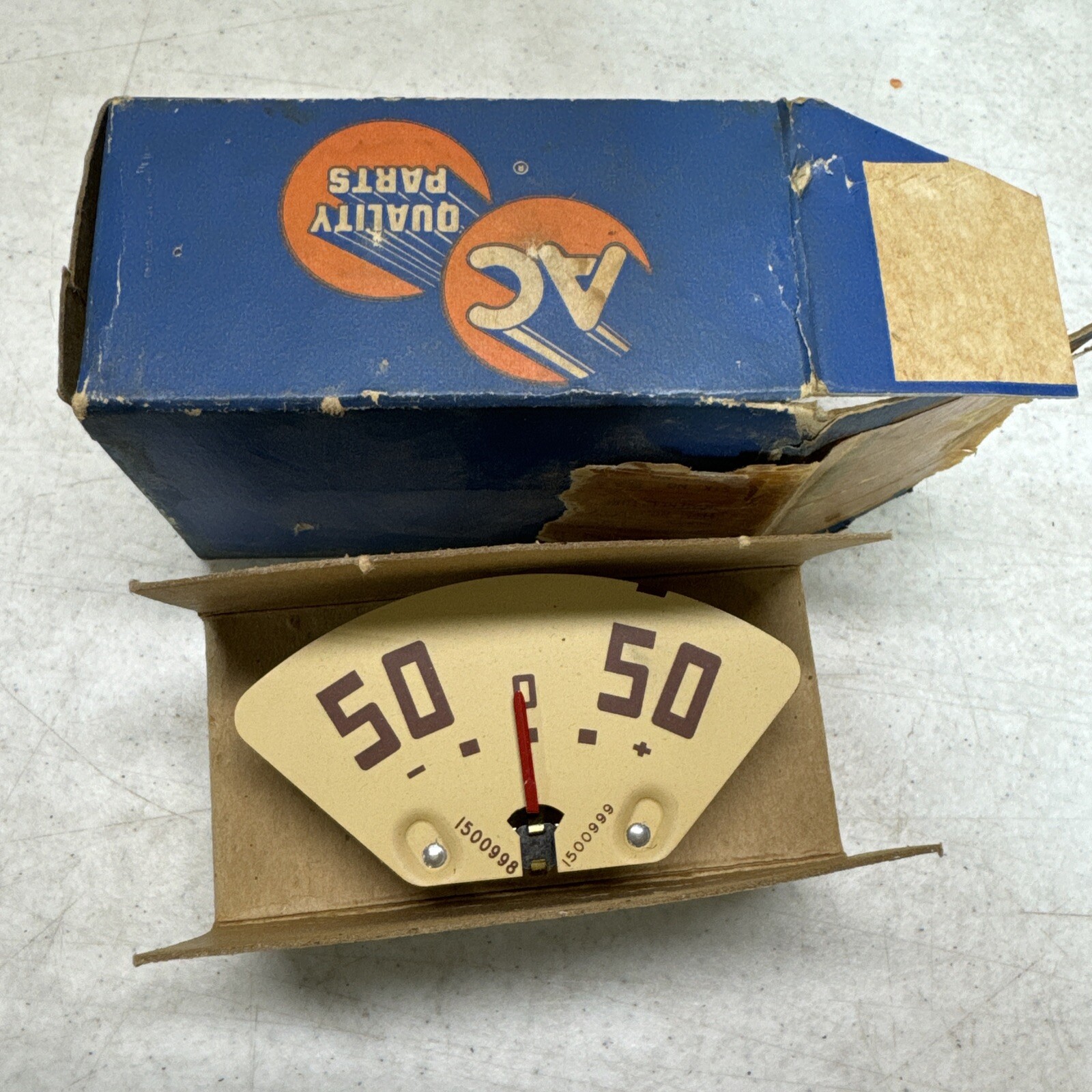 OEM Battery Gauge With Red Needle 1947-1951 GMC Pickup Truck