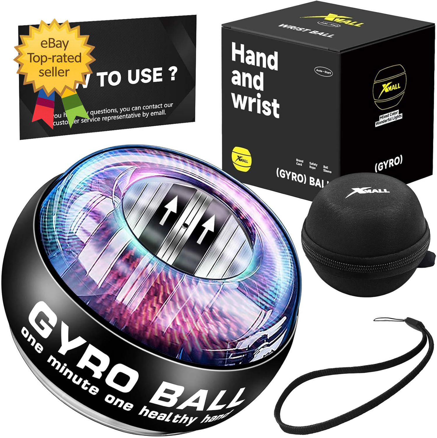 Torque Ball Hand Exerciser Grip Strength Trainer Forearm Strengthener  Wrist Pow