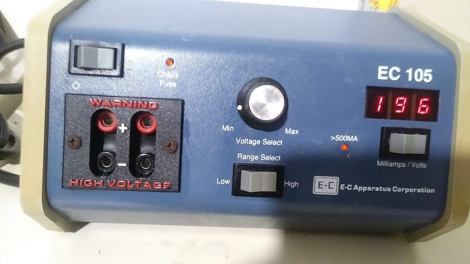Programmab EC- 105 Electrophoresis Power Supply