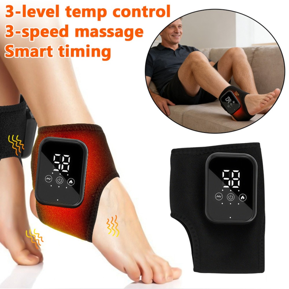 Foot Renew Triple Method Massager Heat Vibration for Heel Arch Ankle Neuropathy