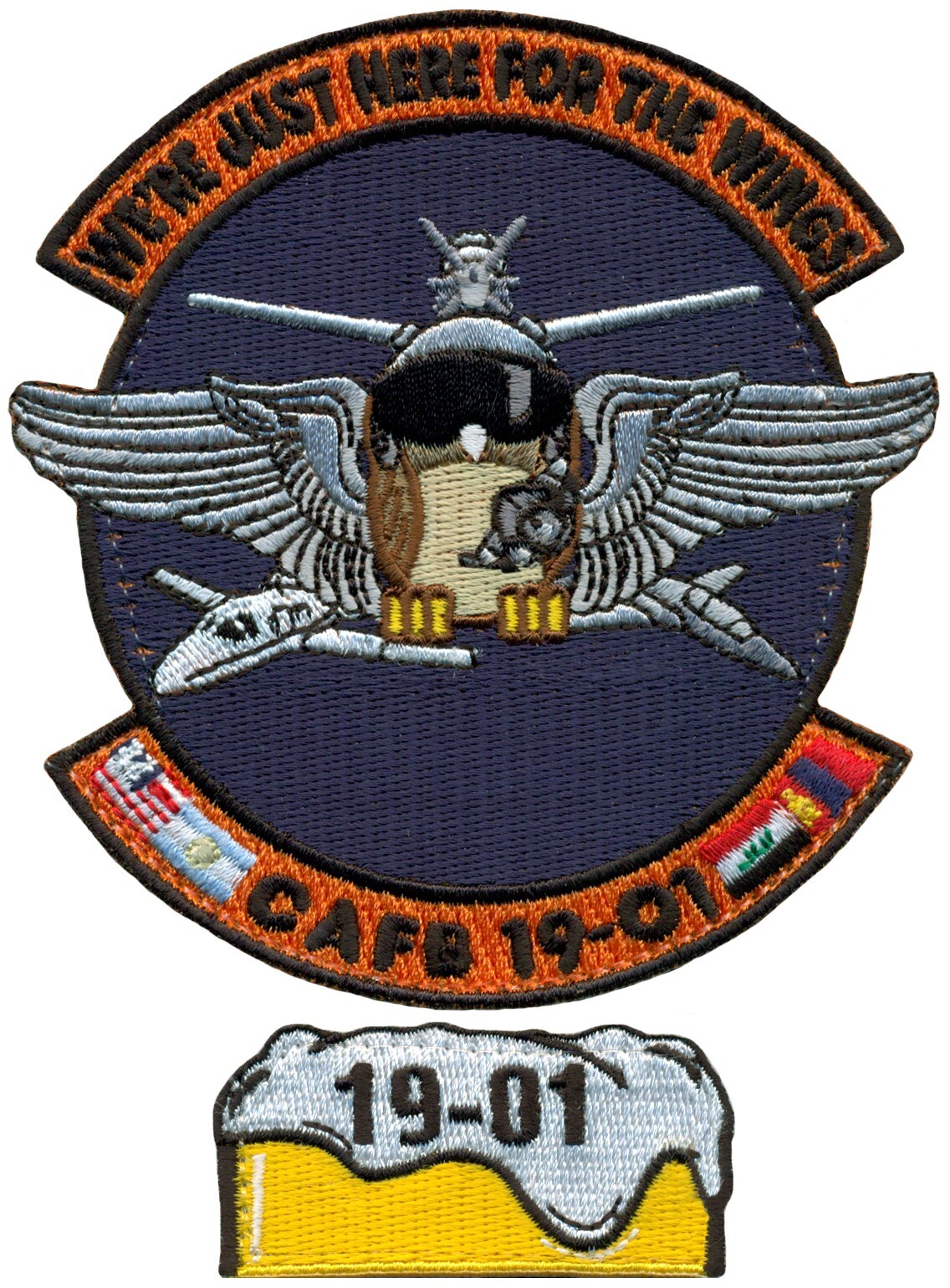 USAF COLUMBUS AFB SPECIALIZED UNDERGRADUATE PILOT TRAINING CLASS 2019-01 PATCH