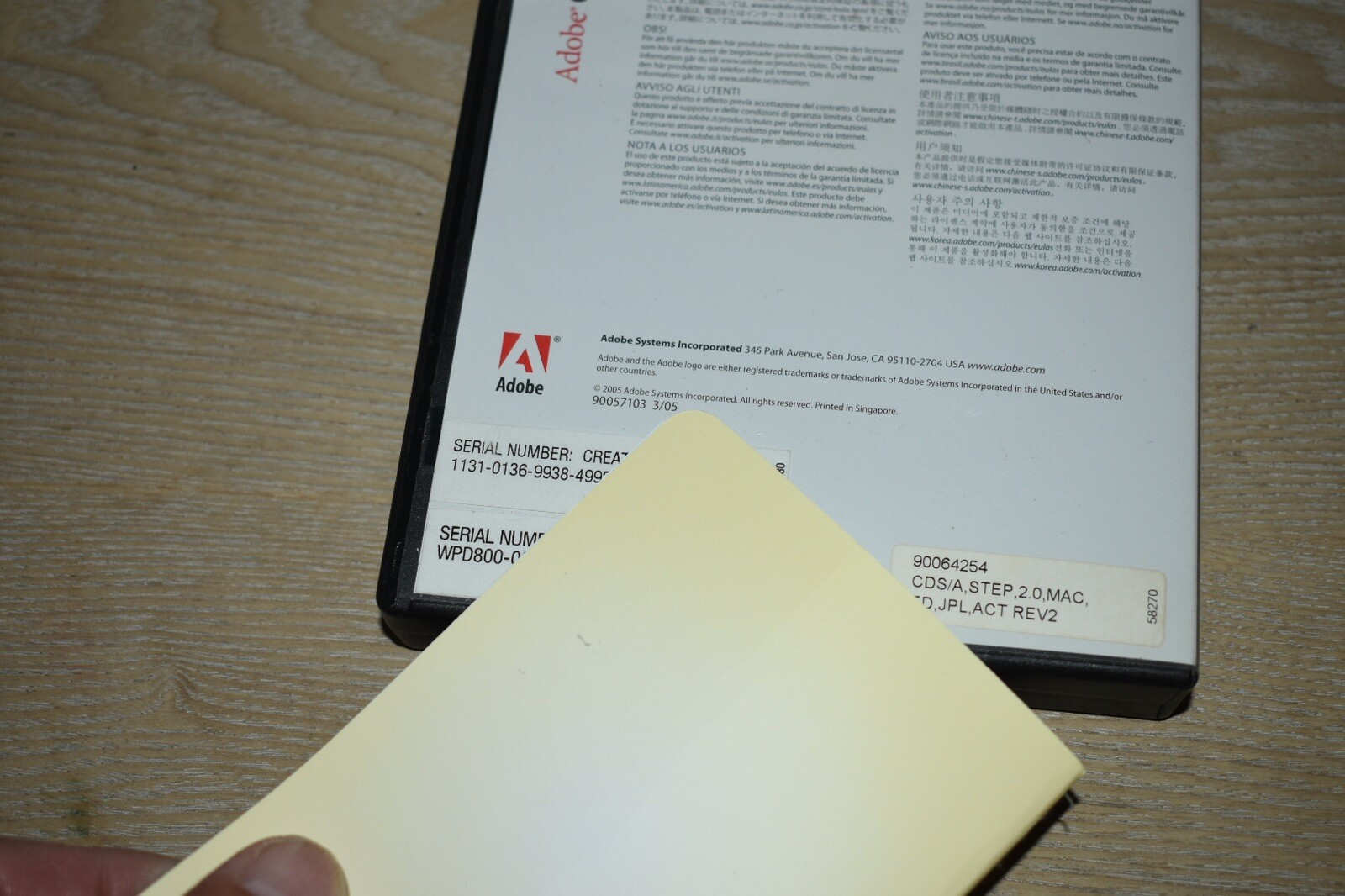 Adobe Creative Suite 2 Premium for Macintosh Mac w Code, Serial Number - 6 Disks