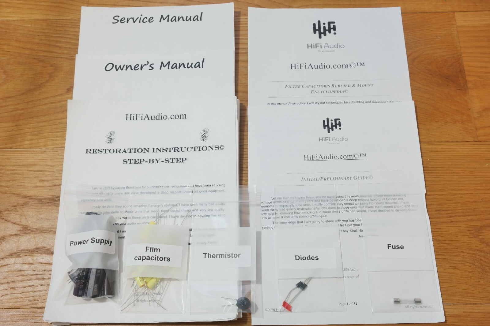 Lafayette KT-236A tube amp restoration recap repair upgrade rebuild kit