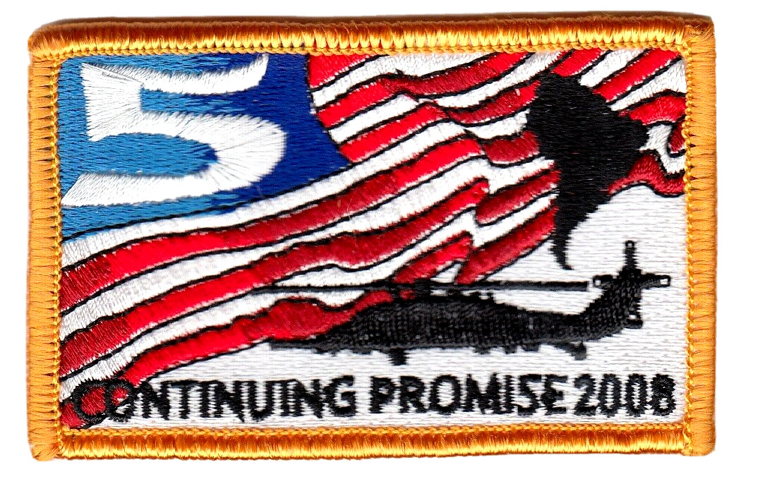 CONTINUING PROMISE 2008 SHOULDER PATCH