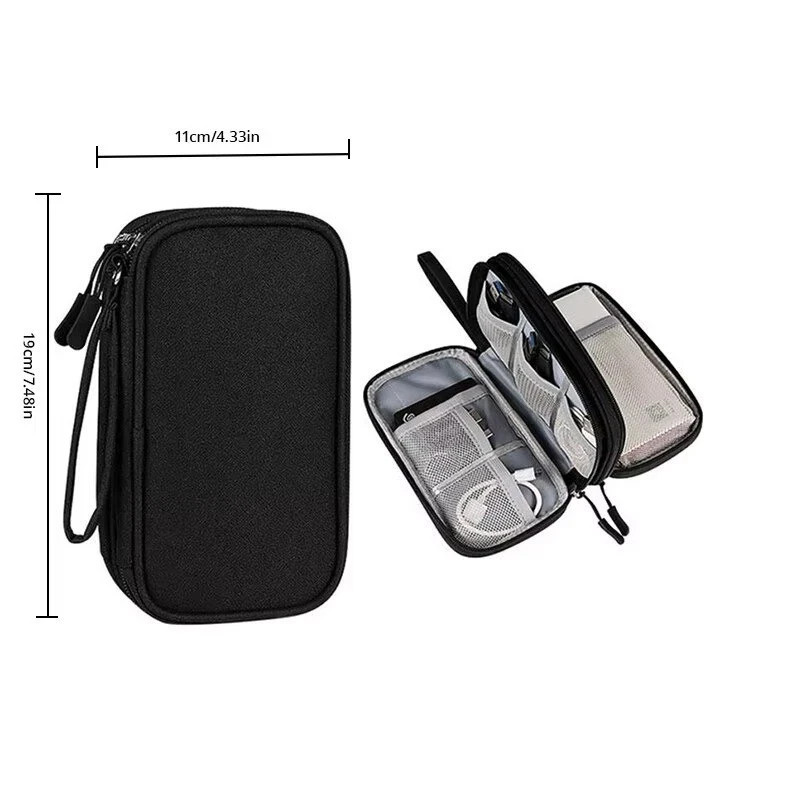 Travel Cable Organizer Bag Pouch Portable Electronic Accessories Carry Case*