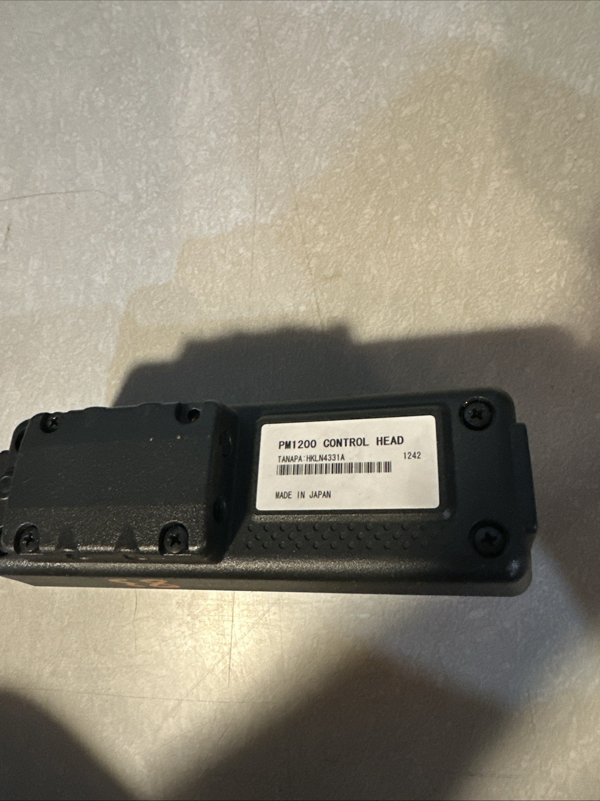 MOTOROLA PM1200 CONTROL HEAD HKLN4331A