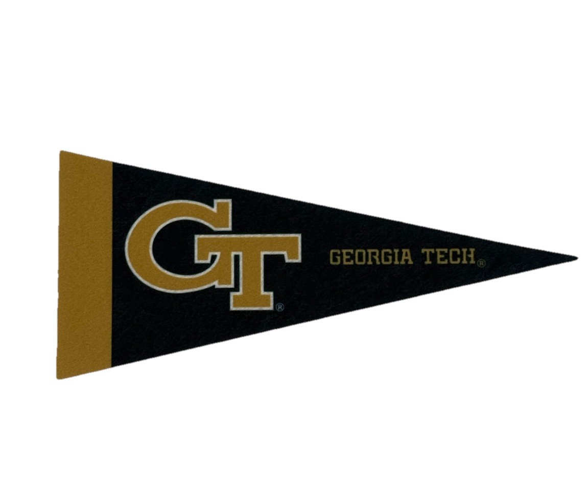 Georgia Tech Yellow Jackets Mini Pennant 4”x9" ACC Felt Flag Basketball New