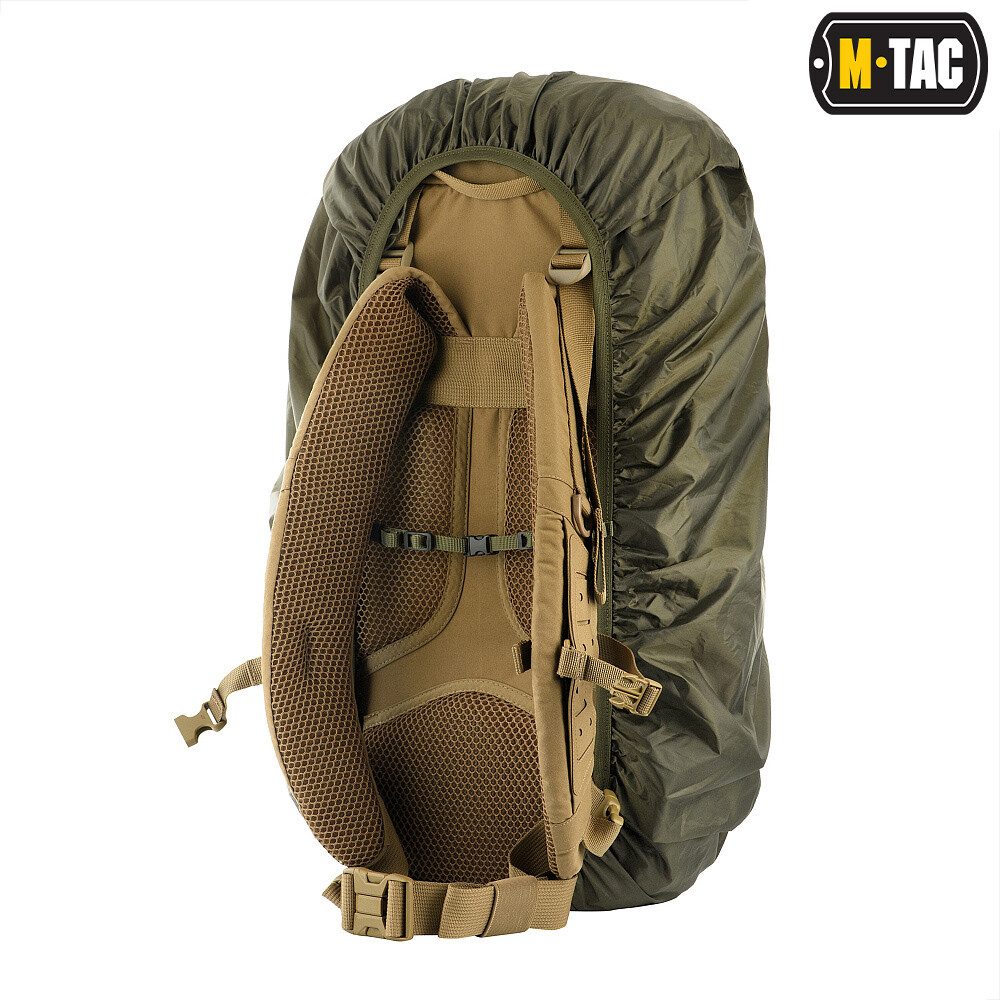 M-Tac Waterproof Backpack Rain Cover Medium – Nylon 36–60L Pack Protector Olive