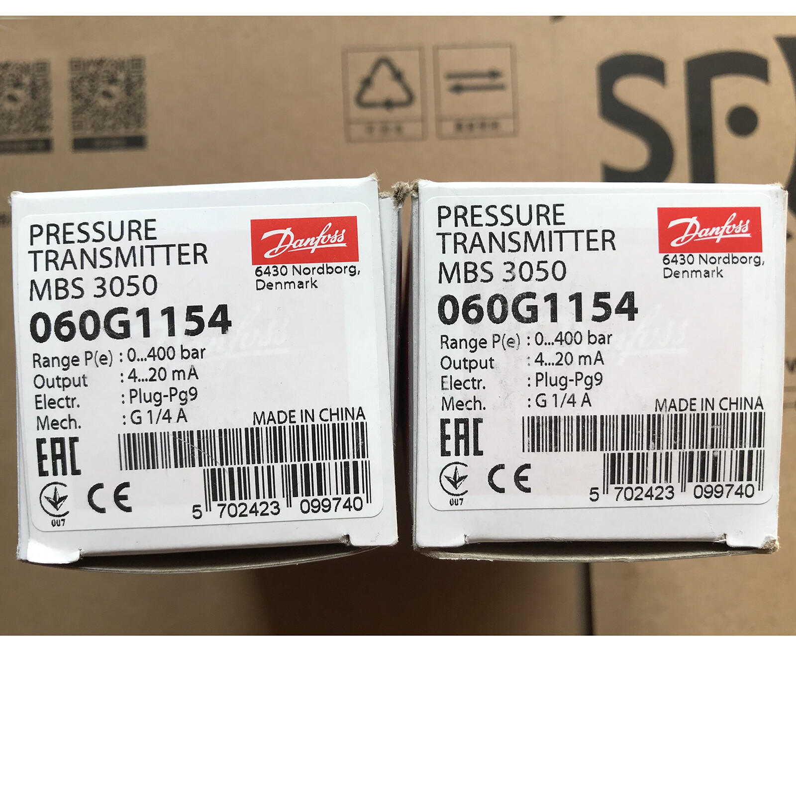 DANFOSS MB3050 060G1154 Pressure Transmitter New