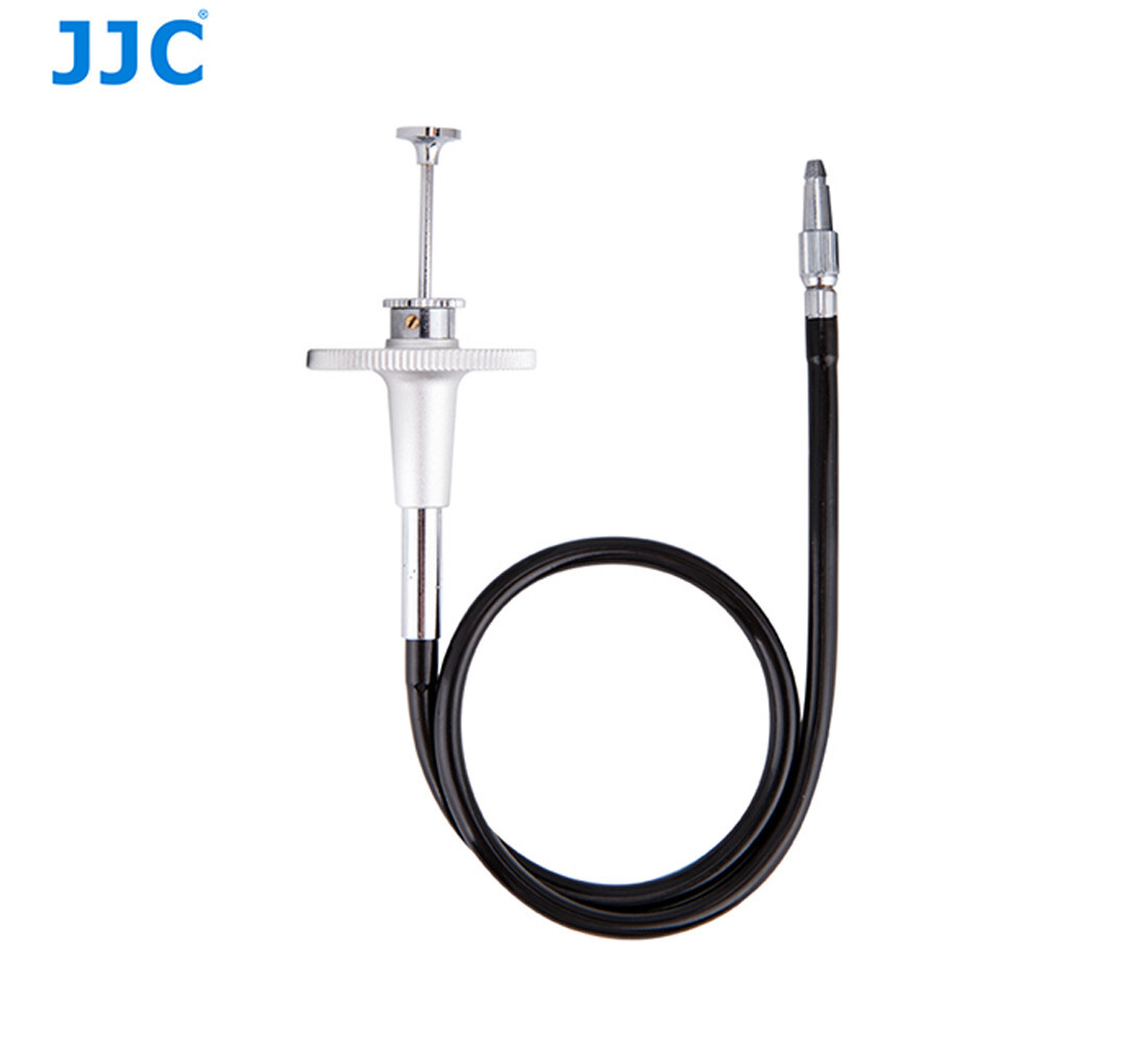 JJC TCR-40S Silver / Black 40cm Premier Threaded Mechanical Cable Release