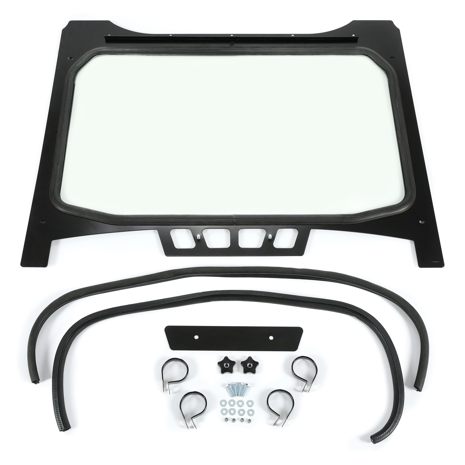 Clear Full Glass Windshield For Polaris RZR XP 4 Turbo S/XP Turbo S 2018-2020