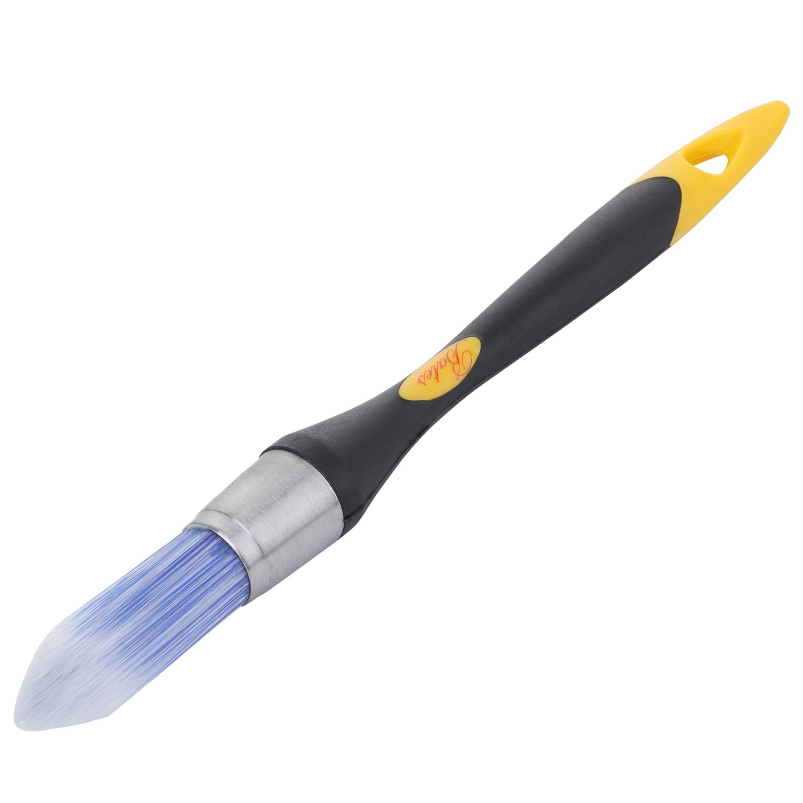 Trim Brush 0.75 Inch Edge Painting Tool Synthetic Filaments Angled Sash