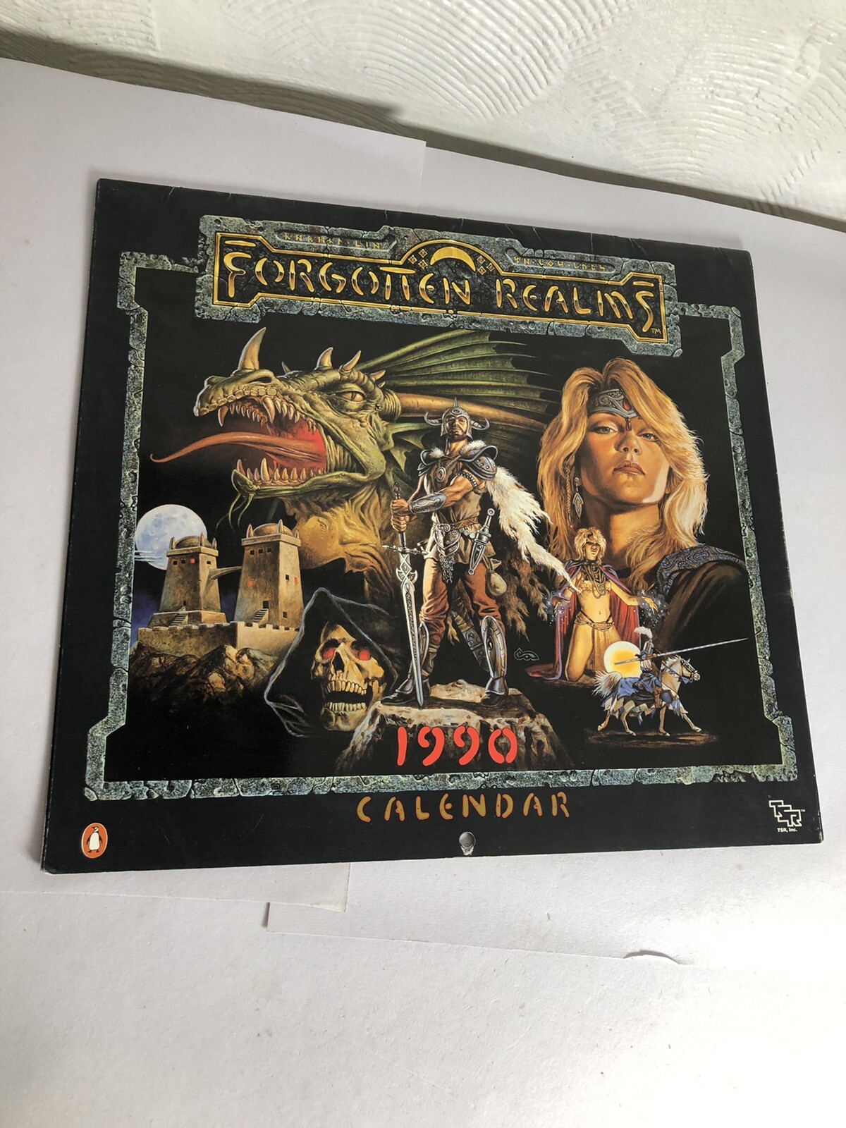 TSR Forgotten Realms1990 Forgotten Realms Calendar Used