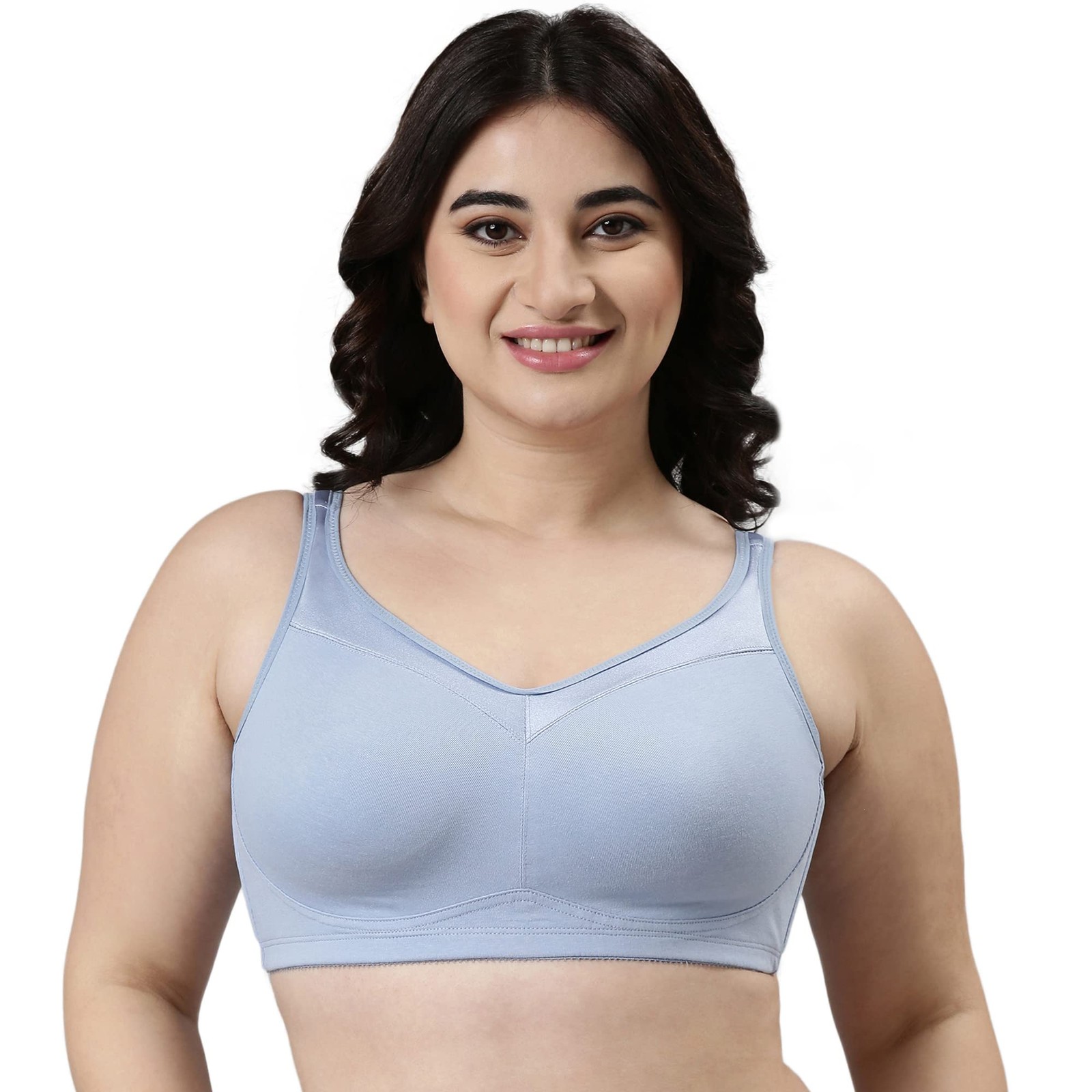 Enamor Full Support Super Lift Women's Cotton Everyday Minimizer Bra - Non Pa...