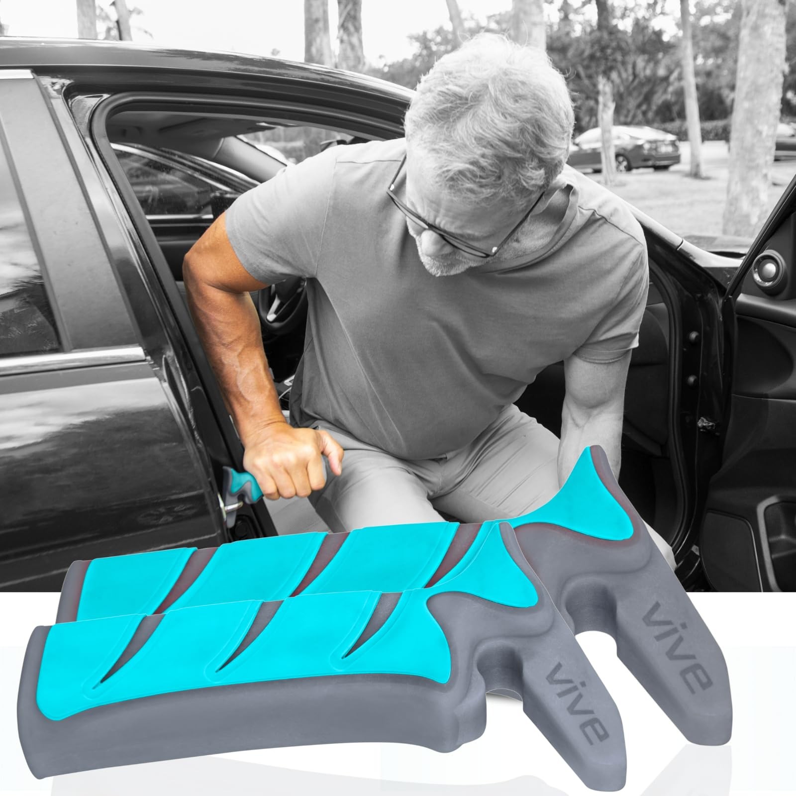 Vive Car Handle Assist for Elderly - Vehicle Support - Standing 2 Pack