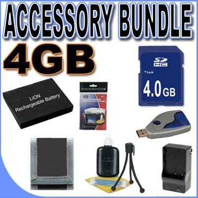 NB4L Lithium Ion Replacement Battery/Rapid Charger BigVALUEInc Accessory...