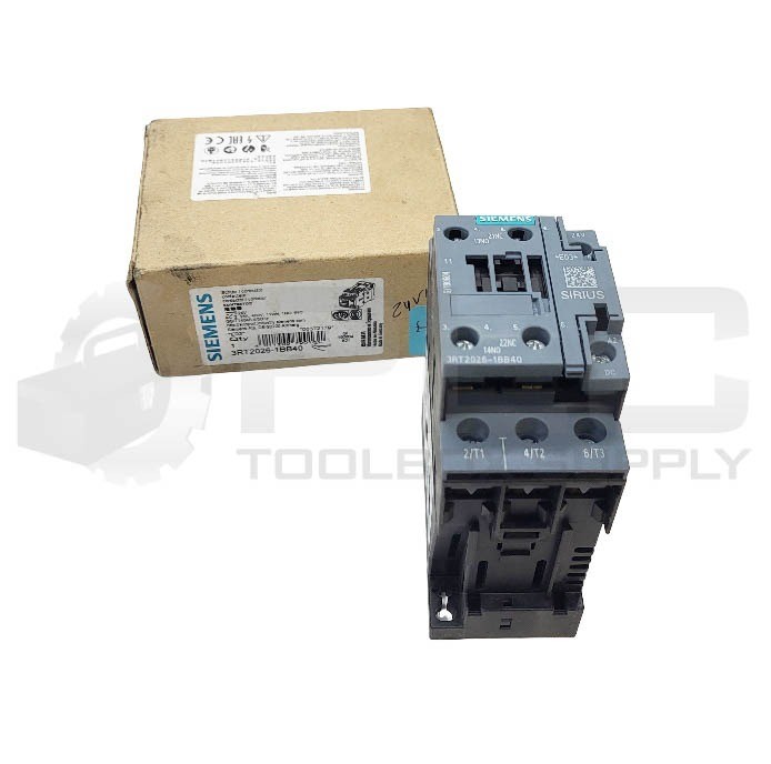 NEW SIEMENS 3RT2026-1BB40 CONTACTOR 24V 25A *READ*
