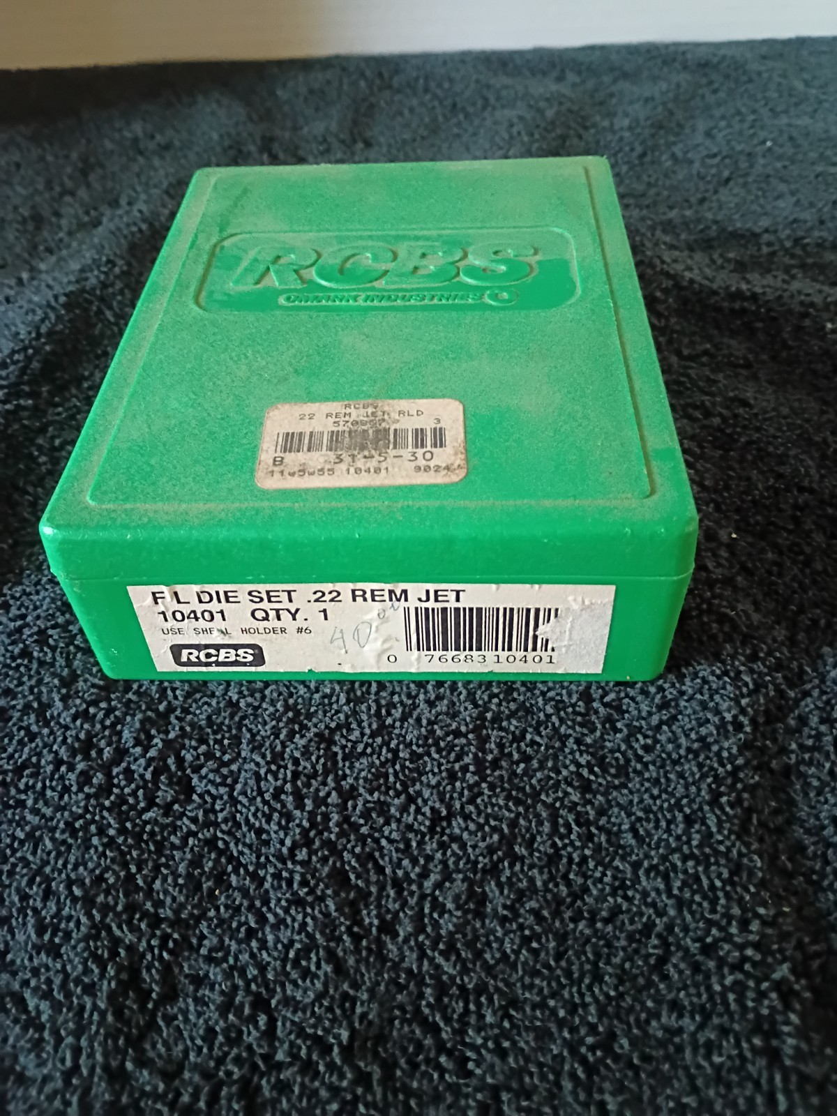 RCBS reloading dies 22 Remington jet #10401