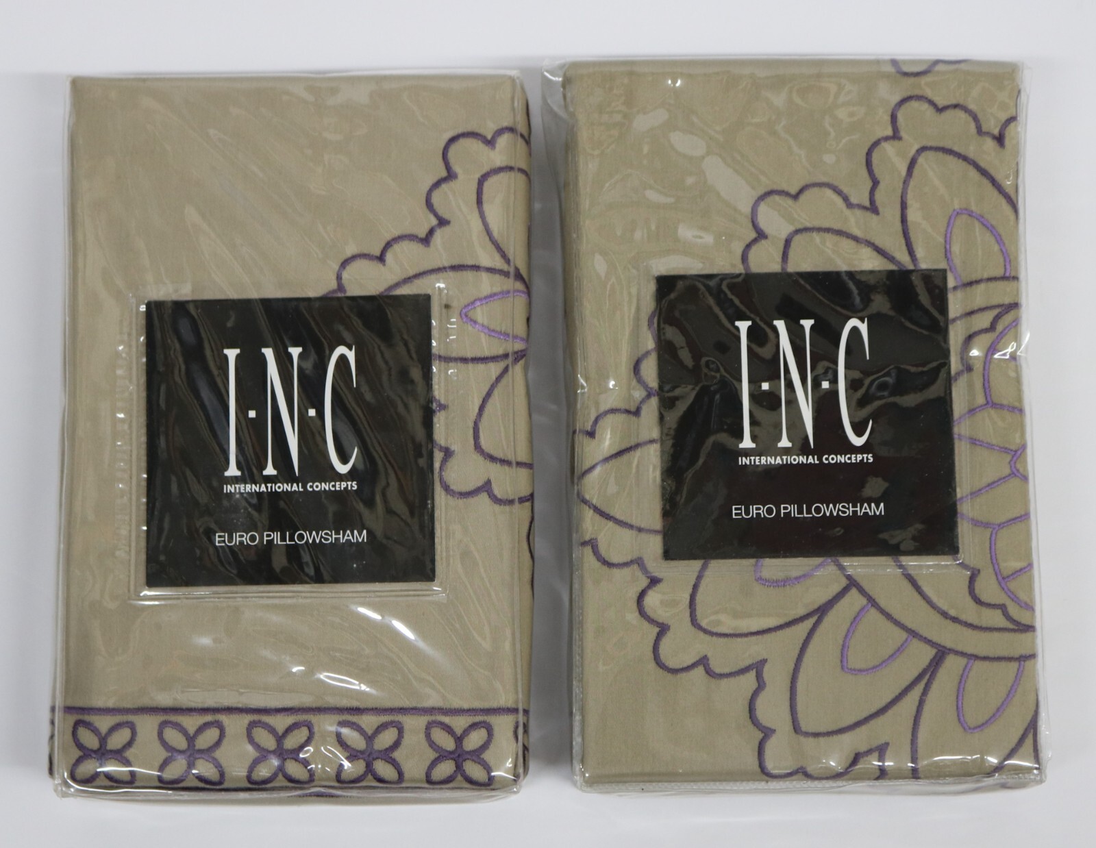 Lot of 2 MESSINA INC I*N*C International Concepts Euro Pillowsham 26" x 26" NIP