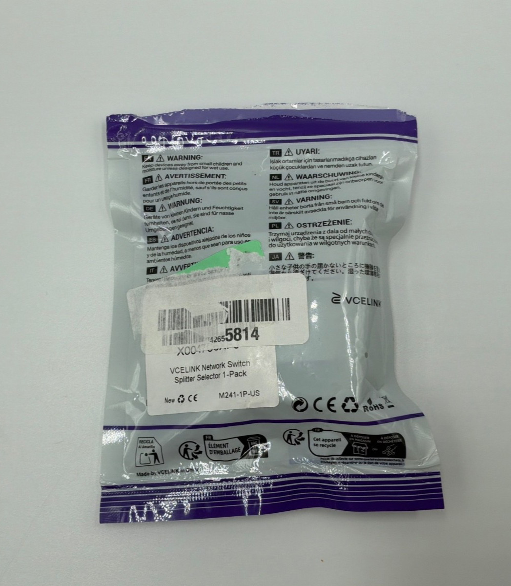 VICELINK Network Switch Splitter, Selector 1–pack￼