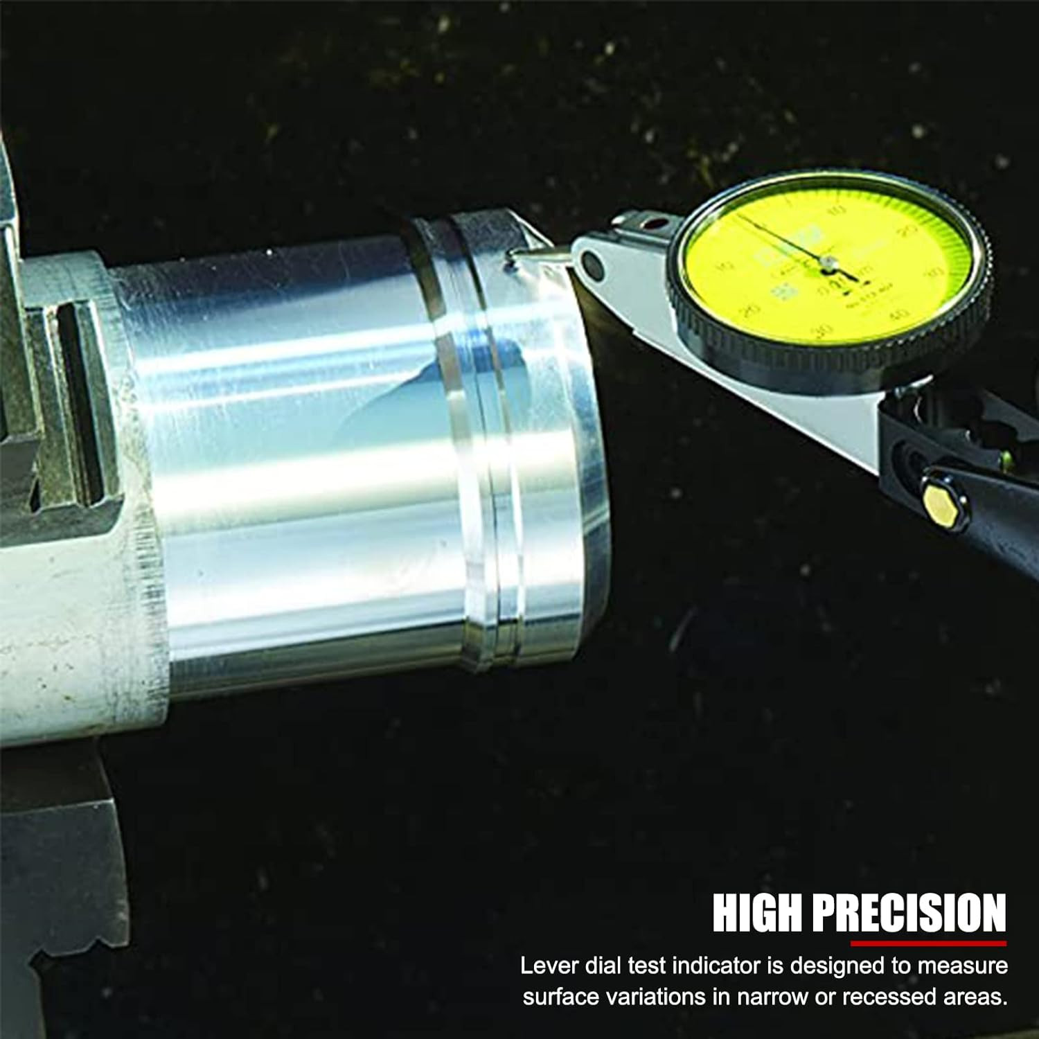 0 to 0.8Mm Lever Type Test Indicator with Magnetic Base Set, 32Mm Dial Diameter