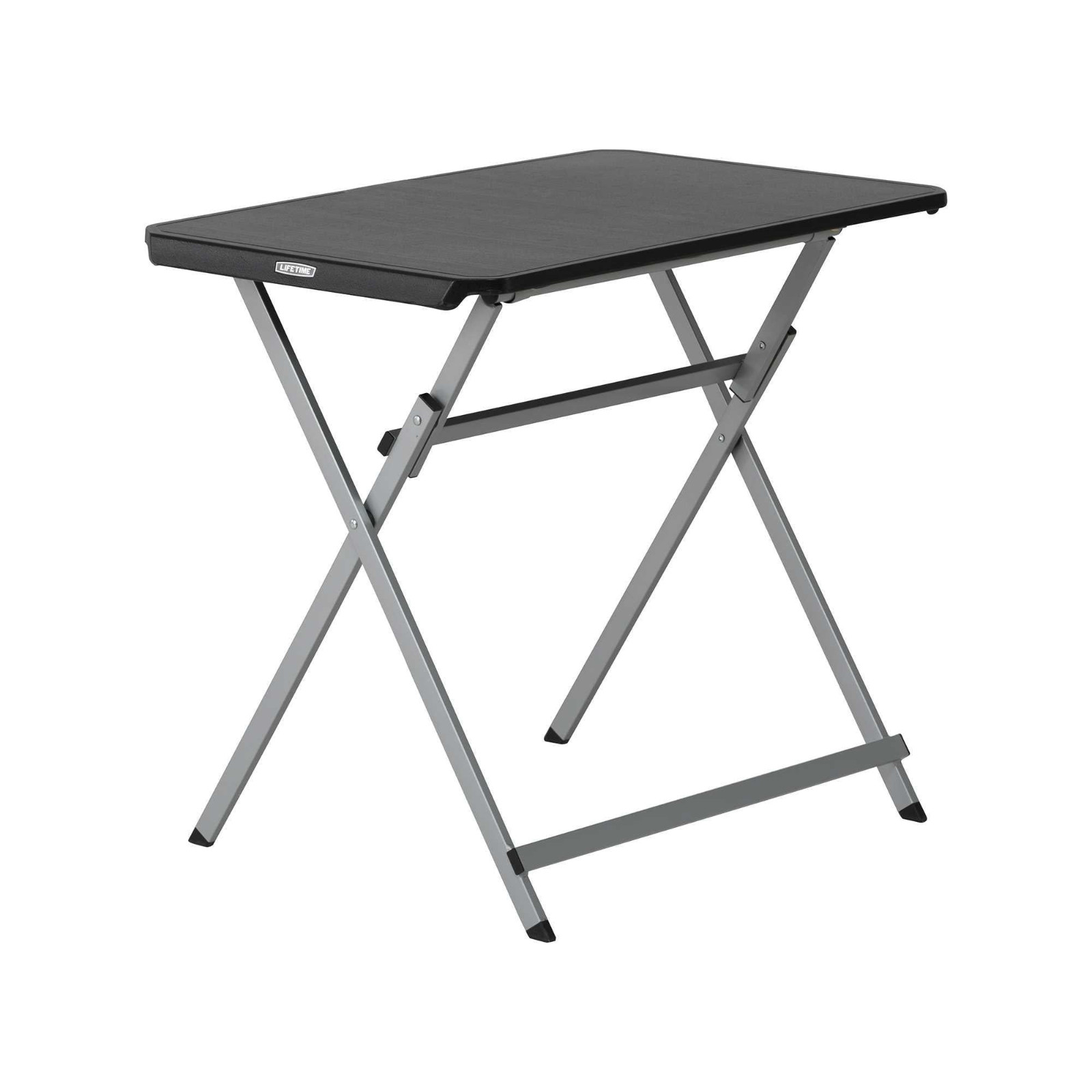 Lifetime 30In Rectangle Folding Table Light Commercial Grade Indoor/Outdoo Black
