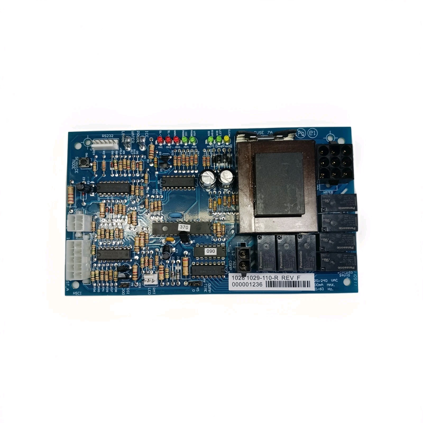 Control Board 1029-110-R Rev F 000001236 Fits Manitowoc S-Series Ice Machines