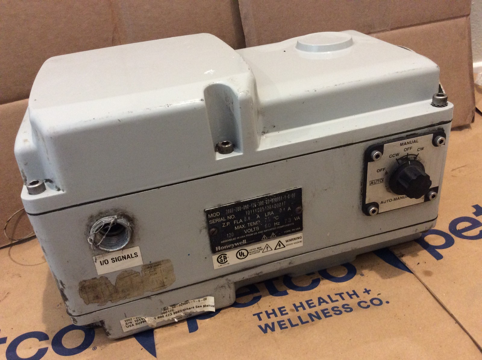 HONEYWELL HERCULINE 2000 ACTUATOR (Untested)