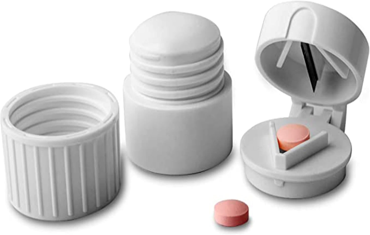 Rehabilitation Advantage 4-In-1 Pill Cutter, Crusher, Storage Container