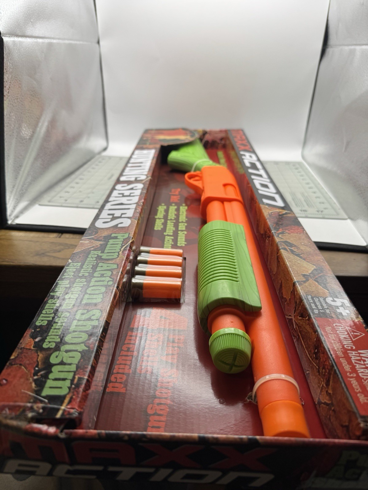 PUMP ACTION TOY GUN BY MAXXELL