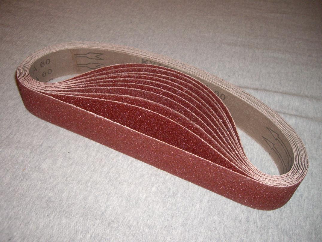 Aluminum Oxide Belts 1.5 x 30" 180 Grit 25pk for Power Belt Sander